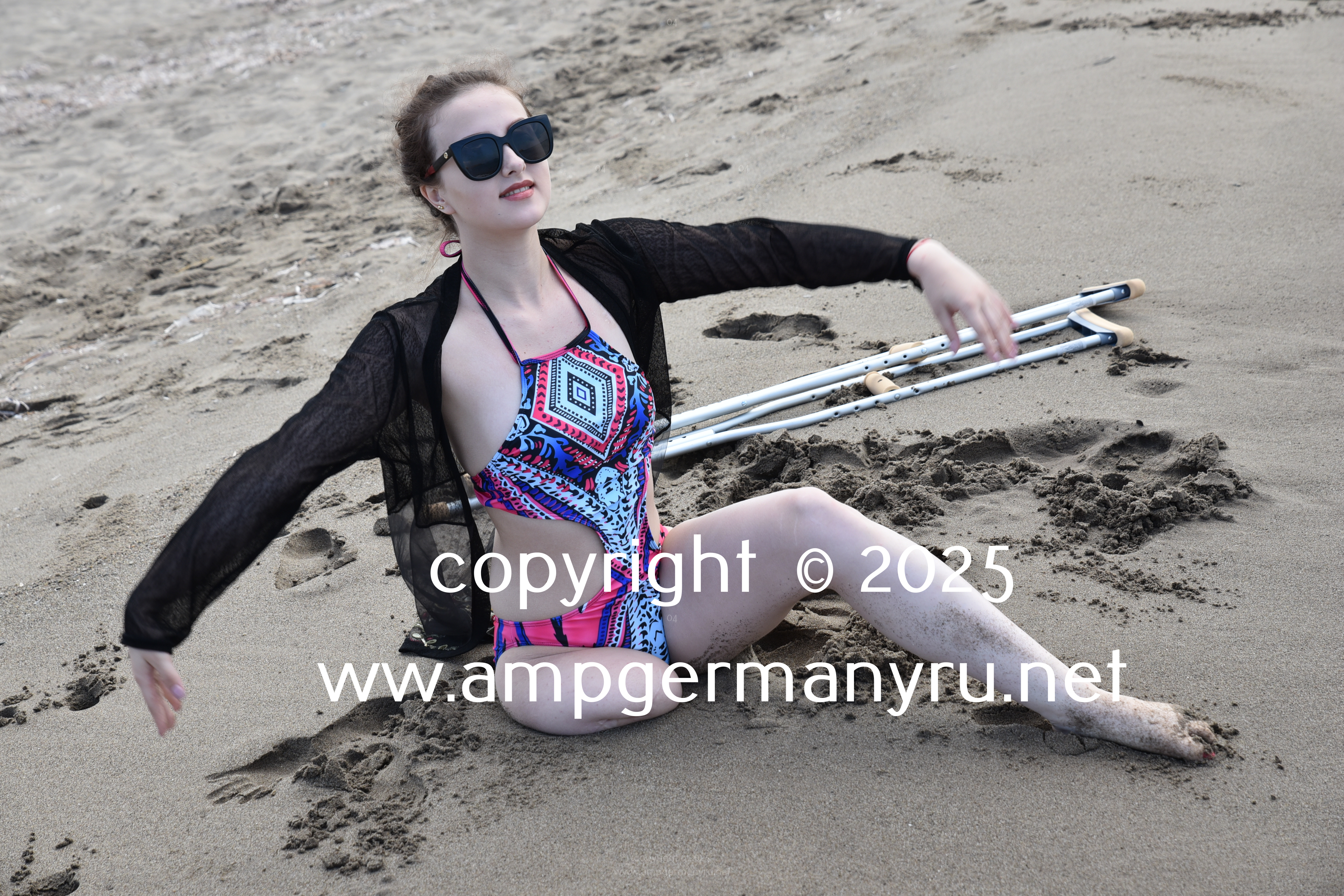 XXL Fotoset Stefanie Morning on the beach
