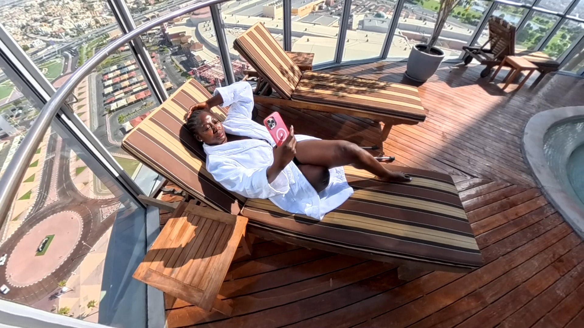 Doris Going to the pool