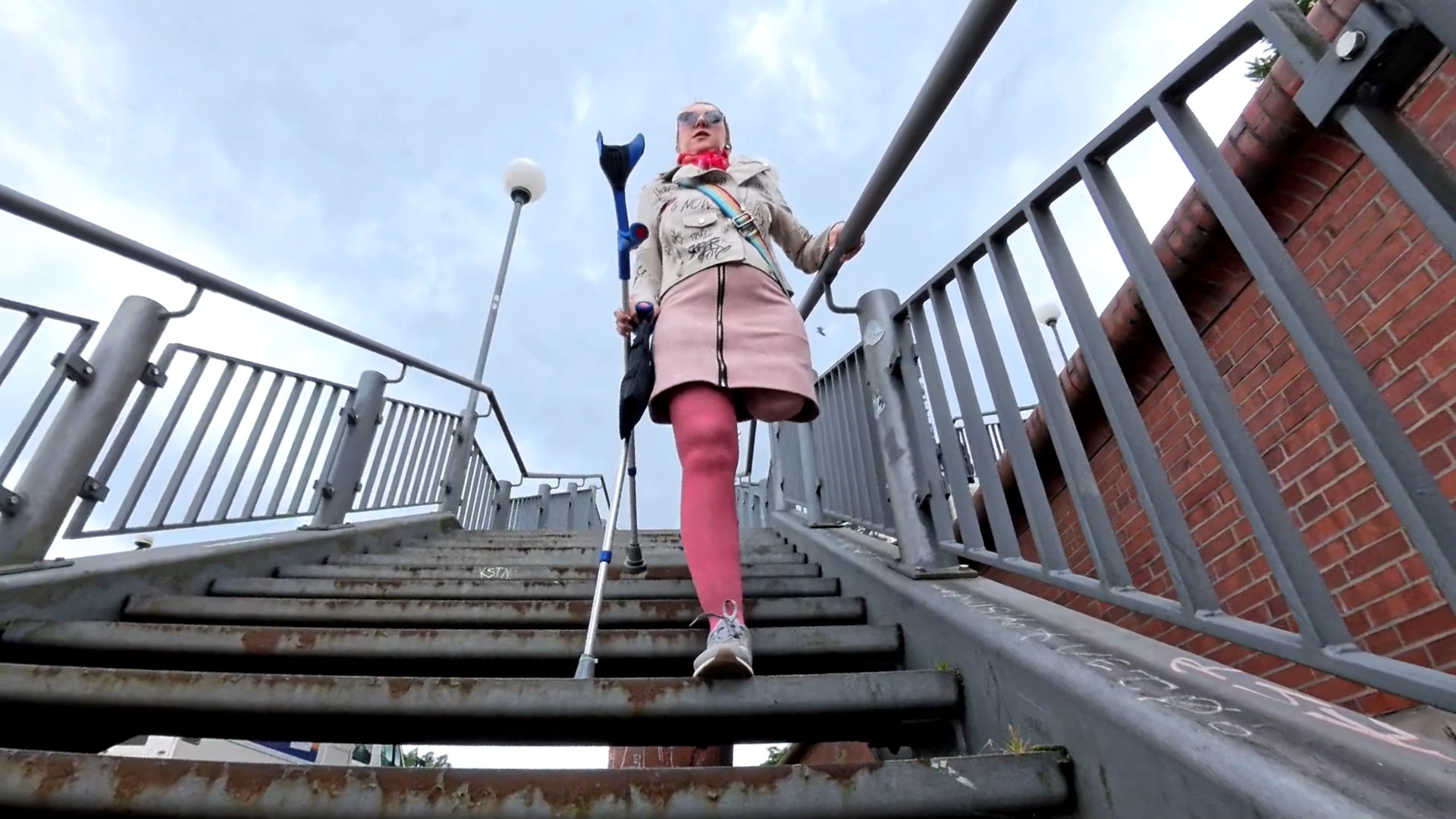 Olena Crutching Clip Miniskirt